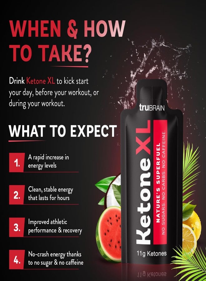 TruBrain Ketone XL Shots | No Sugar, No Caffeine, No Salt | (R)-1,3-Butanediol | Clean, Natural Energy Shots to Power Brain & Body | Drinkable Ketones | Keto Diet NOT Required (10-Pack, Lemonade) - Image 5